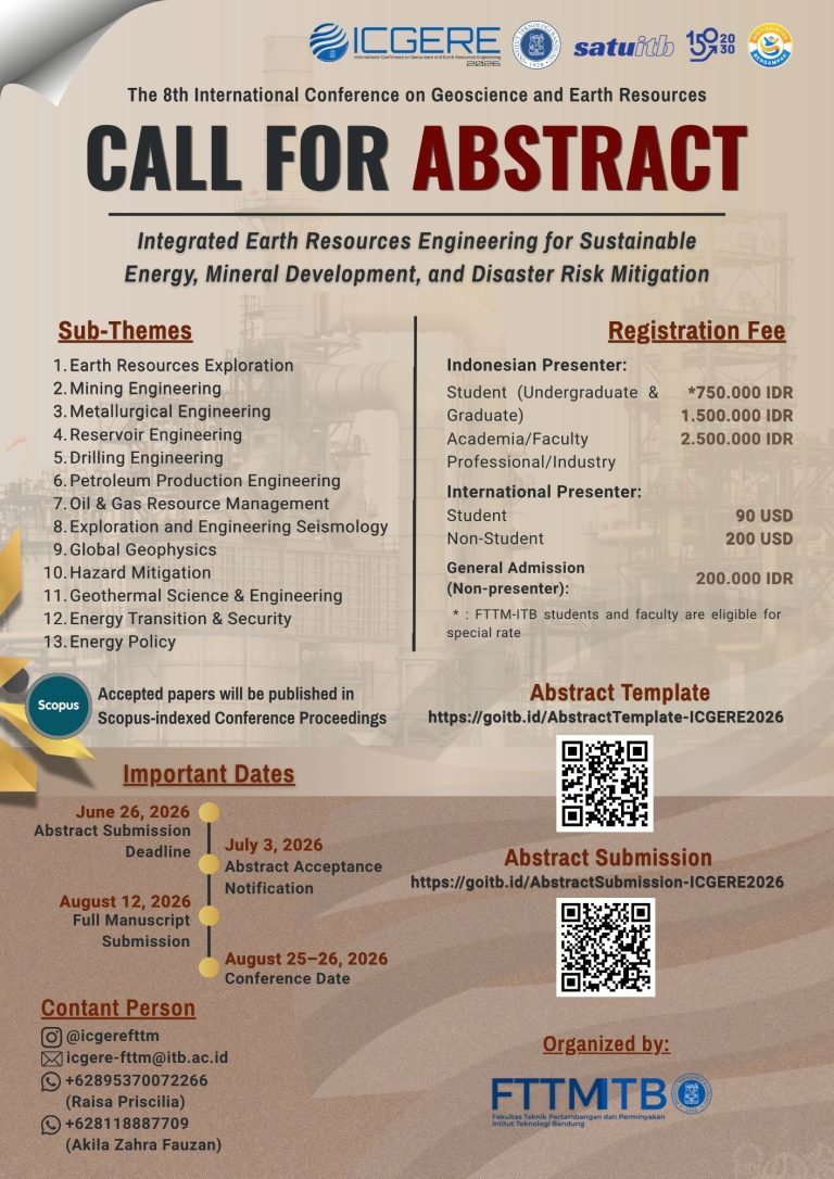 Read more about the article Call For Abstract ICGERE 2026