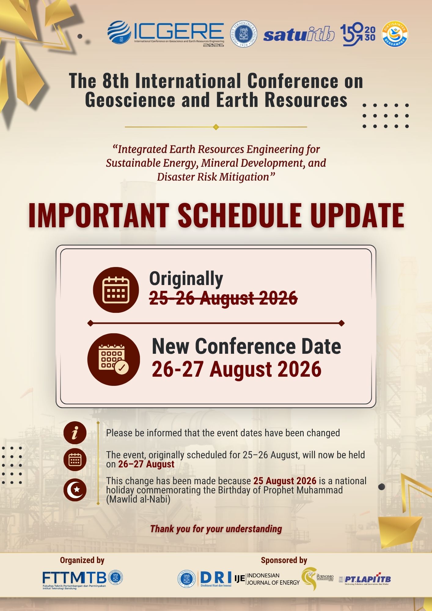 Read more about the article Important Schedule Update